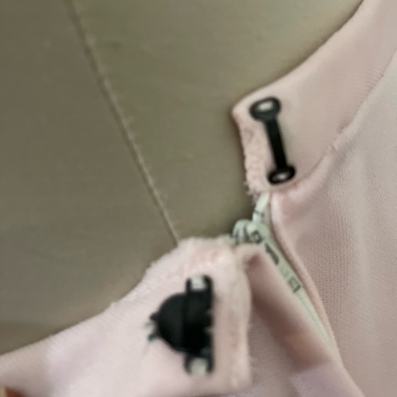 VTG SOLID COLOR CLASP WAIST FLARE MIDI SKIRT IN PINK - Picture 6 of 7